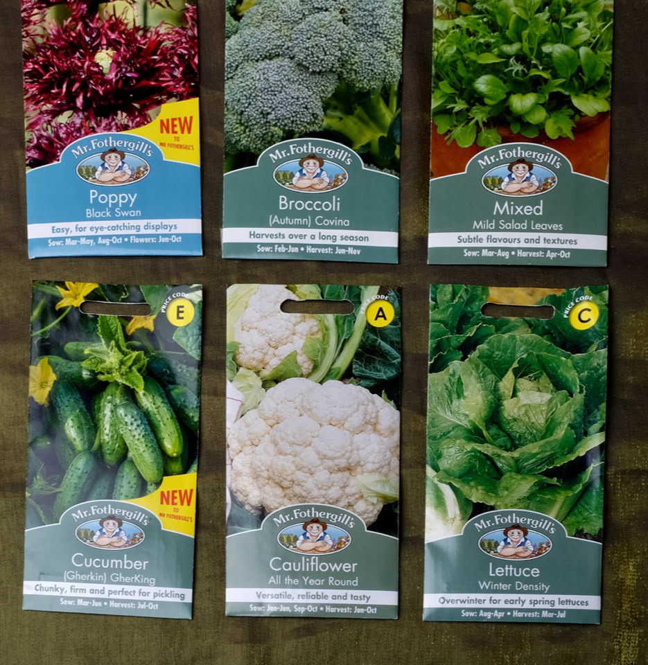 пакетики з насінням