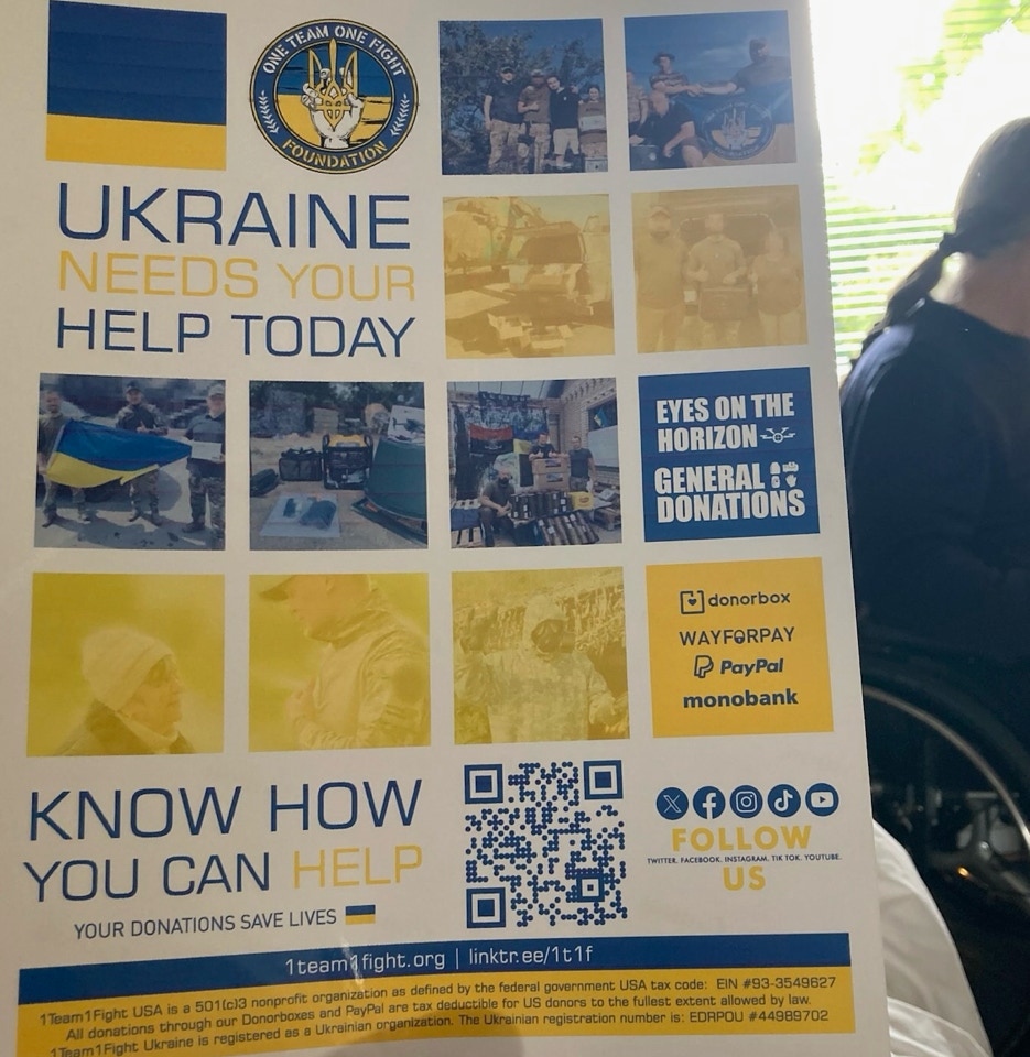 1Team1Fight.org help ukraine