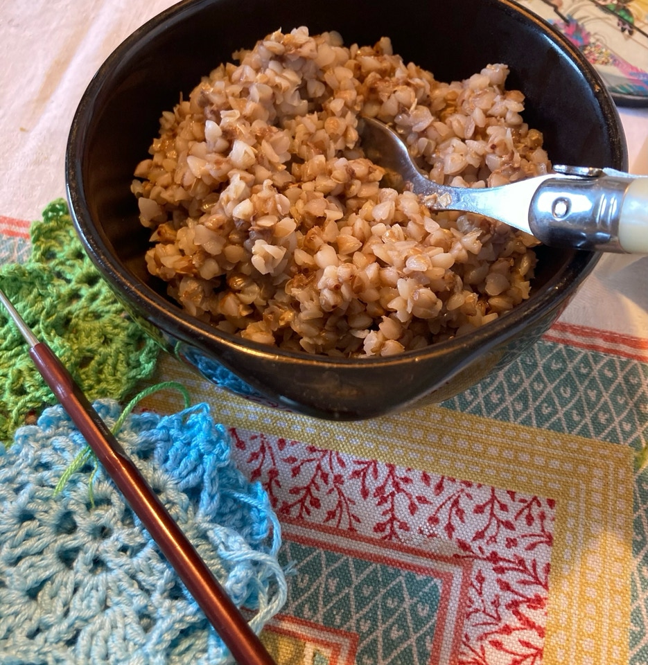   Morgenhækling og boghvede - Каша гречана  