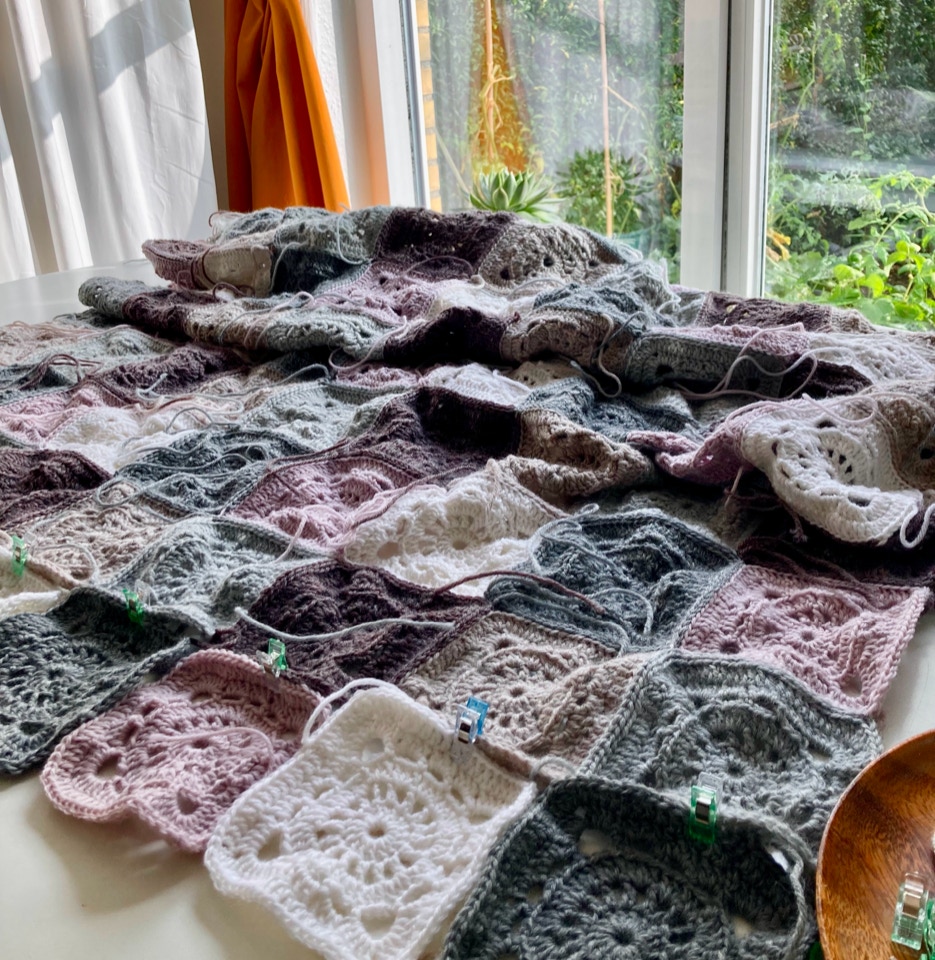 Blanket granny square oldemorfirkanter