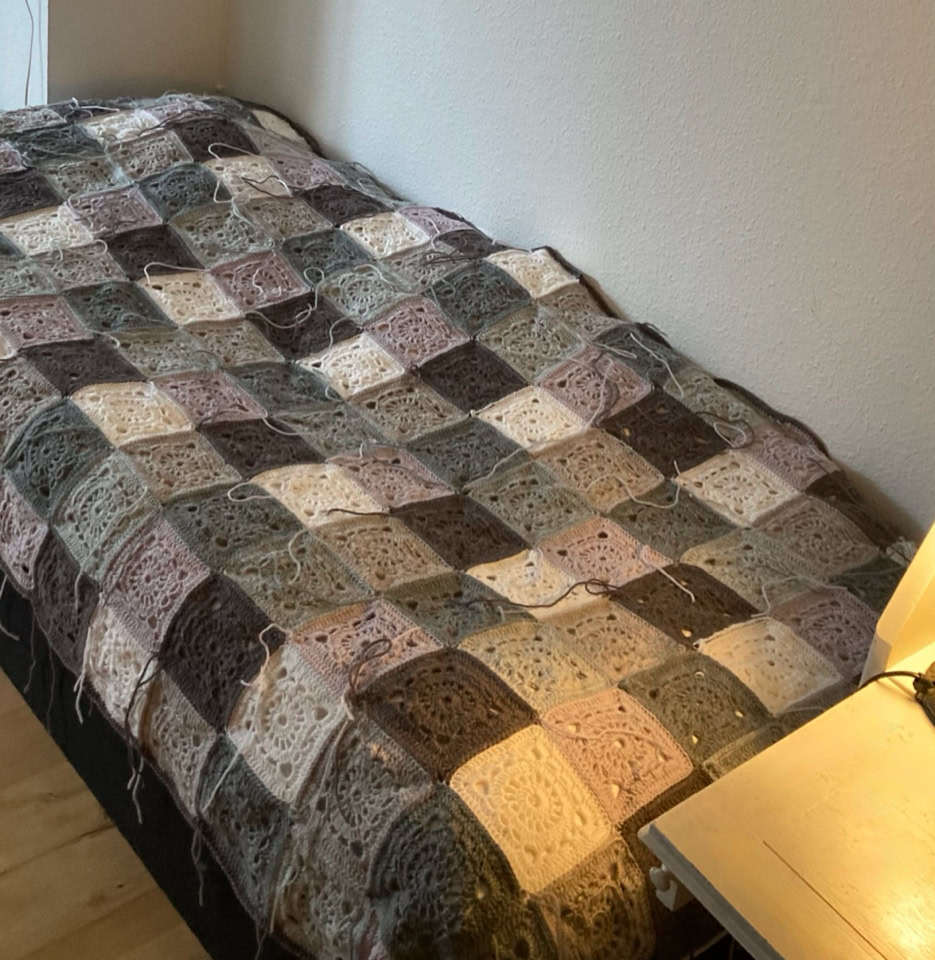 Crochet plaid - В'язаний гачком плед